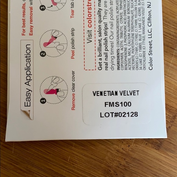 Color Street Nail Strips - Venetian Velvet - Picture 5 of 5